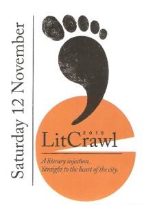 2016 LitCrawl, a literary injection straight to the heart of the city. Saturday 12 November.